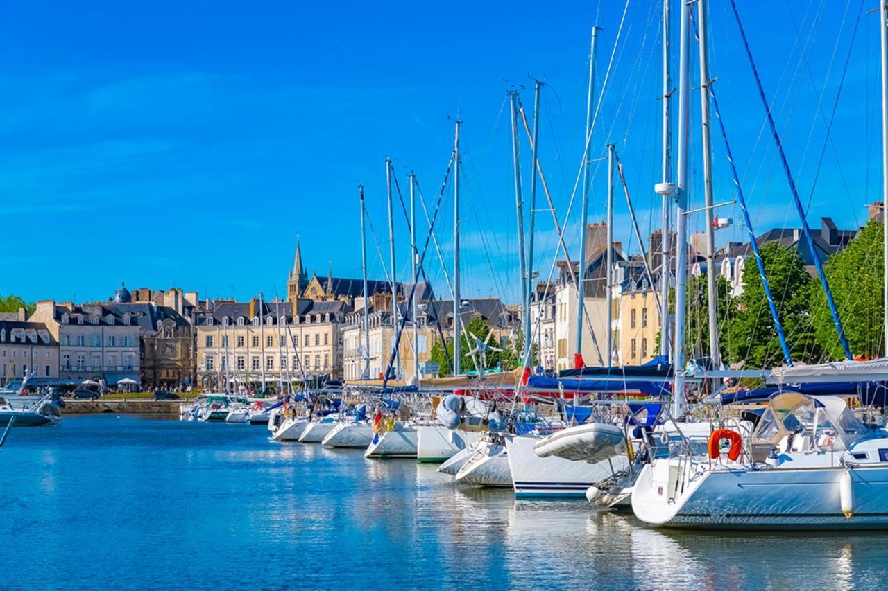 Charmant Studio Residence Avec Terrasse Jardin Au Centre De Vannes Eksteriør bilde